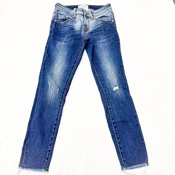 One Teaspoon Freebirds II Low Waist Stretch Fitted Leg Denim Jeans Size 25 - Picture 2 of 8